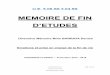 MEMOIRE DE FIN D’ETUDES - CROI PACA - Corse