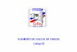 ELEMENTS DE CALCUL DE TABLES CoDep 93