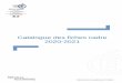 Catalogue des fiches cadre 2020-2021 - Académie de Poitiers