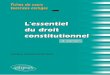 L'essentiel du droit constitutionnel - 3e édition