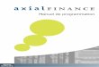 Manuel de programmation - Axial Finance