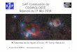 SAF-Commission de COSMOLOGIE Réunion du 17 Mai 2014