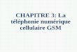 CHAPITRE 3: La téléphonie numérique cellulaire GSM