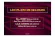 LES PLANS DE SECOURS - Accueil - IFMS