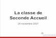 La classe de Seconde Accueil - britishsection.fr