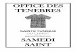 OFFICE DES TENEBRES - Sainte Tunique