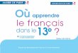 Où apprendre le français 13 - Programme AlphaB