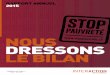 NOUS DRESSONS LE BILAN - stoppauvrete.ch