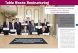 Table Ronde Restructuring Restructuring