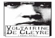 VOLTAIRINE DE CLEYRE - Partage Noir