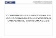 CONSUMIBLES UNIVERSALES CONSOMMABLES UNIVERSELS …